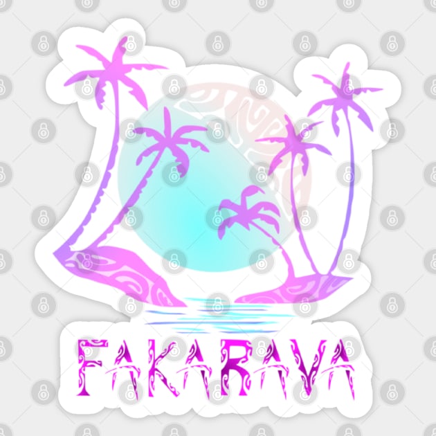 FAKARAVA Sticker by Nesian TAHITI